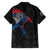 Iceland Viking Culture Family Matching Off Shoulder Maxi Dress and Hawaiian Shirt Norse Mythology Raven Tattoo