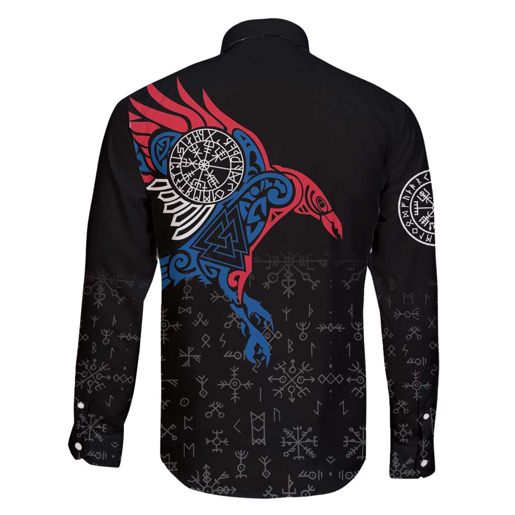 Iceland Viking Culture Family Matching Tank Maxi Dress and Hawaiian Shirt Norse Mythology Raven Tattoo