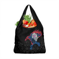 Iceland Viking Culture Grocery Bag Norse Mythology Raven Tattoo