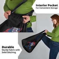 Iceland Viking Culture Grocery Bag Norse Mythology Raven Tattoo