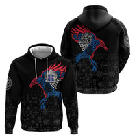 Iceland Viking Culture Hoodie Norse Mythology Raven Tattoo