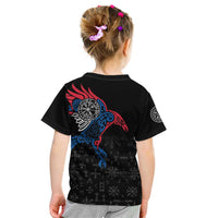 Iceland Viking Culture Kid T Shirt Norse Mythology Raven Tattoo