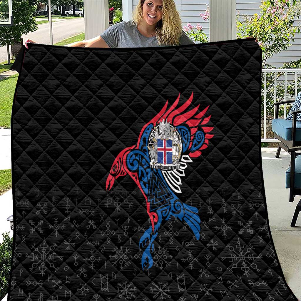 Iceland Viking Culture Quilt Norse Mythology Raven Tattoo