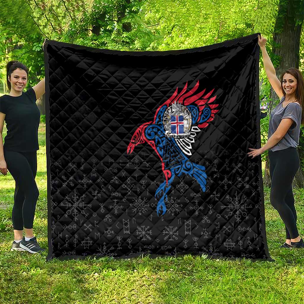 Iceland Viking Culture Quilt Norse Mythology Raven Tattoo