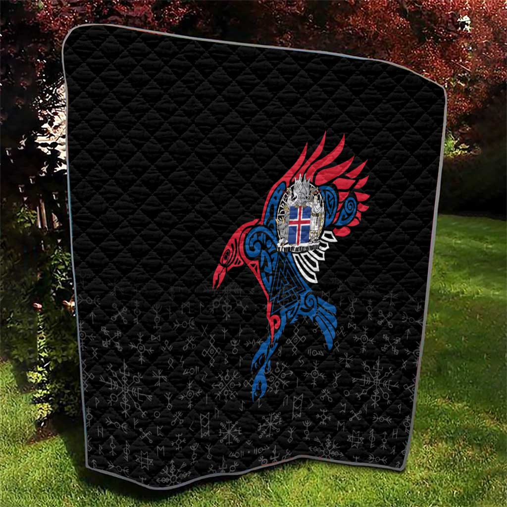 Iceland Viking Culture Quilt Norse Mythology Raven Tattoo