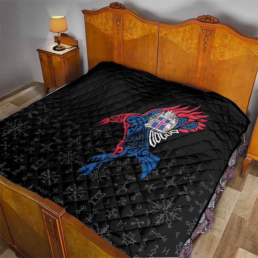 Iceland Viking Culture Quilt Norse Mythology Raven Tattoo