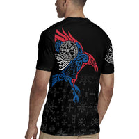 Iceland Viking Culture Rugby Jersey Norse Mythology Raven Tattoo