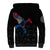 Iceland Viking Culture Sherpa Hoodie Norse Mythology Raven Tattoo
