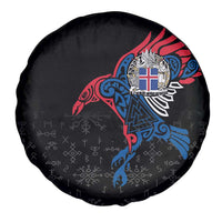Iceland Viking Culture Spare Tire Cover Norse Mythology Raven Tattoo
