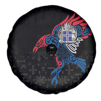 Iceland Viking Culture Spare Tire Cover Norse Mythology Raven Tattoo