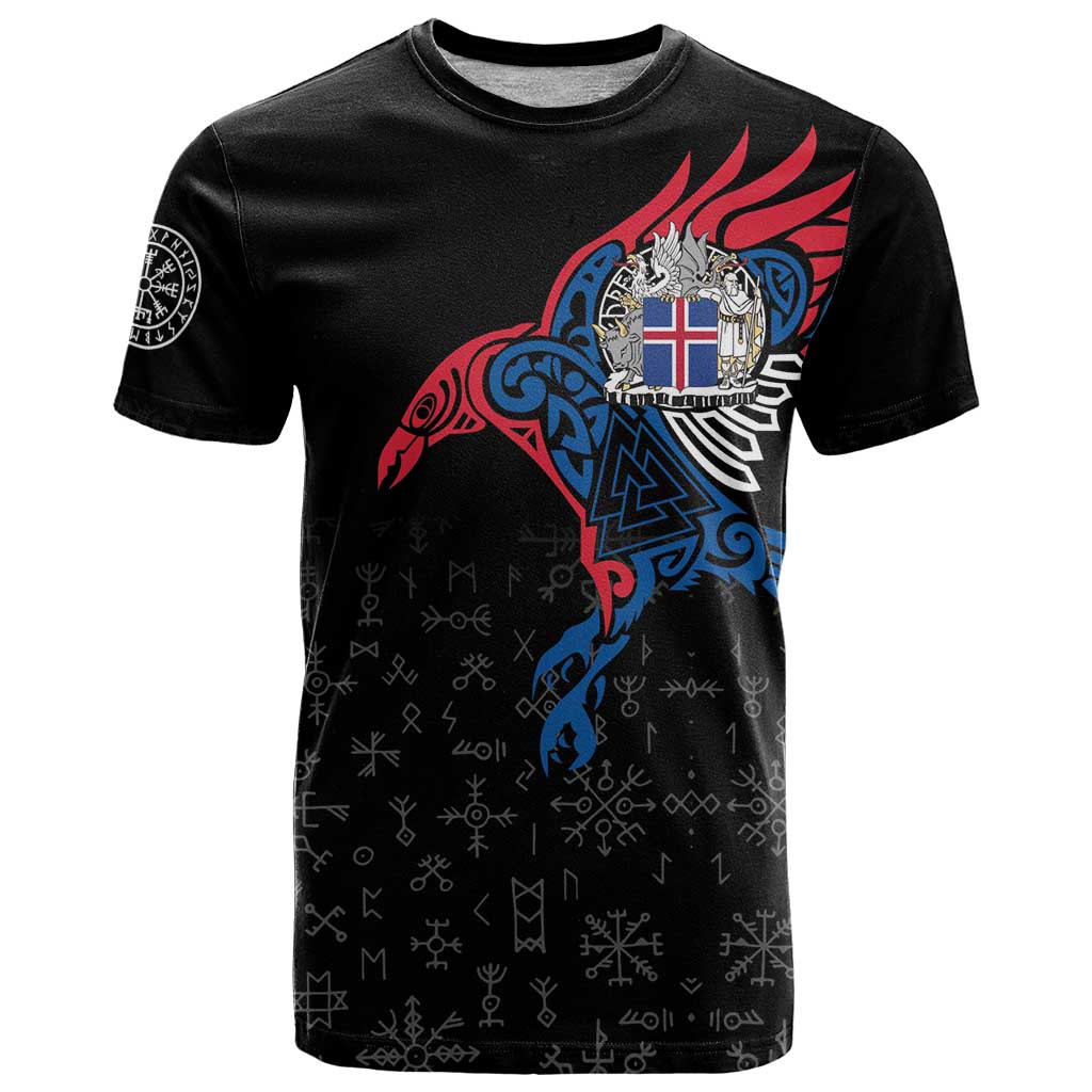 Iceland Viking Culture T Shirt Norse Mythology Raven Tattoo