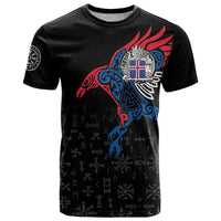 Iceland Viking Culture T Shirt Norse Mythology Raven Tattoo