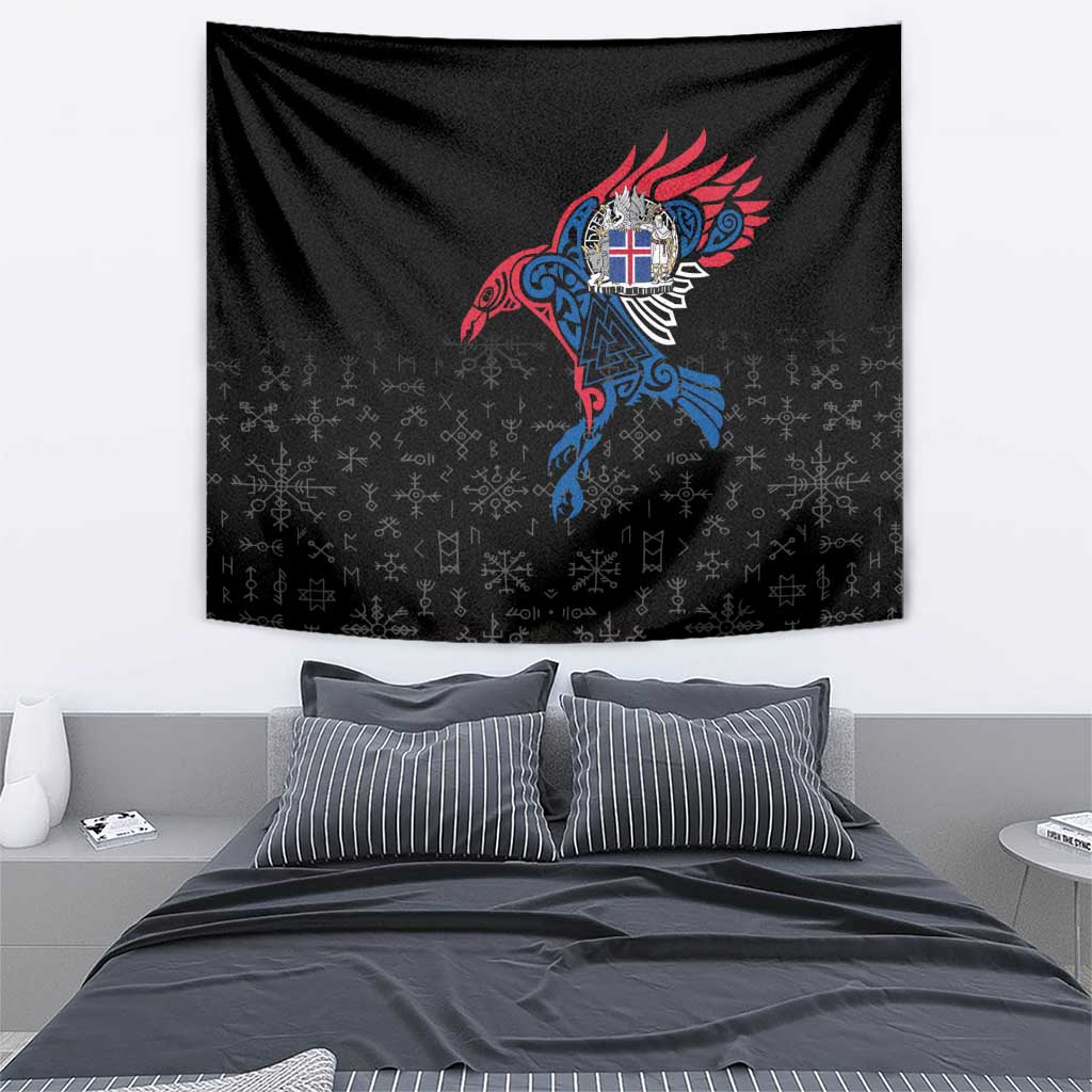 Iceland Viking Culture Tapestry Norse Mythology Raven Tattoo
