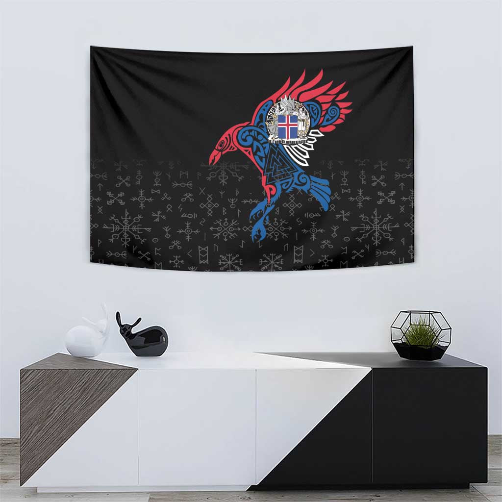 Iceland Viking Culture Tapestry Norse Mythology Raven Tattoo