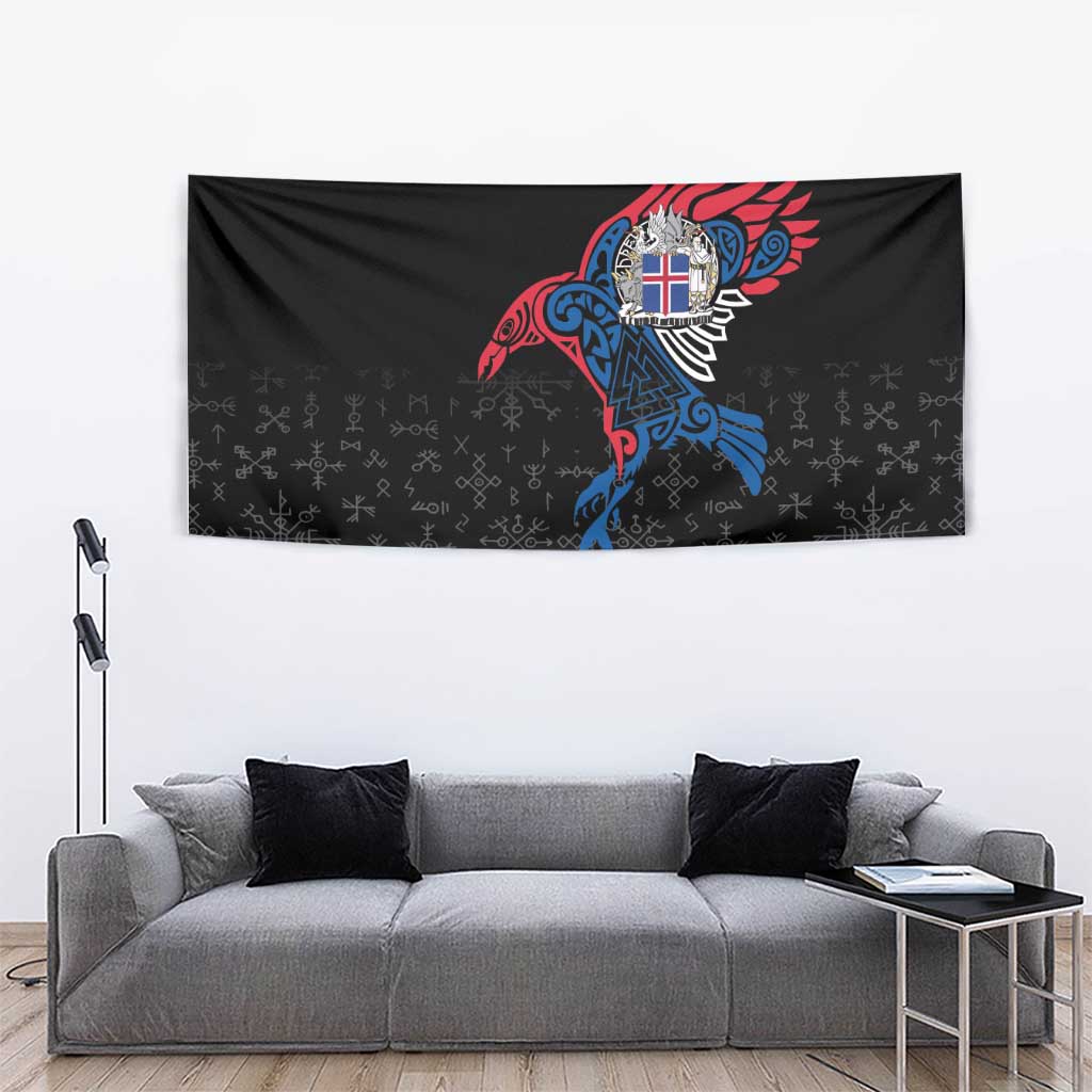 Iceland Viking Culture Tapestry Norse Mythology Raven Tattoo