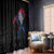 Iceland Viking Culture Window Curtain Norse Mythology Raven Tattoo