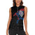 Iceland Viking Culture Women Sleeveless Polo Shirt Norse Mythology Raven Tattoo