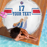 Iceland Basketball Custom Beach Blanket White Style
