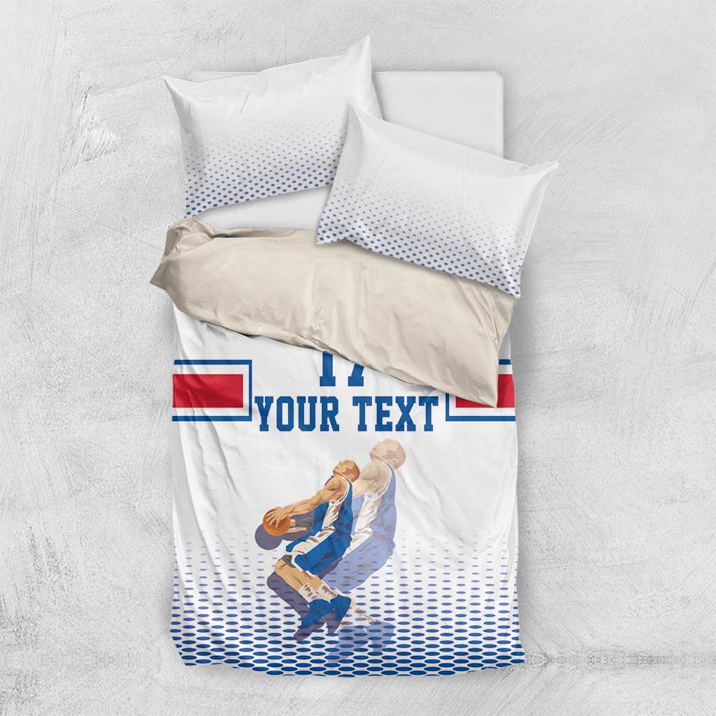 Iceland Basketball Custom Bedding Set White Style
