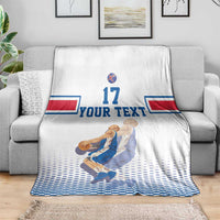 Iceland Basketball Custom Blanket White Style