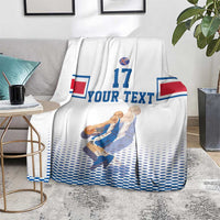 Iceland Basketball Custom Blanket White Style