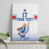 Iceland Basketball Custom Canvas Wall Art White Style