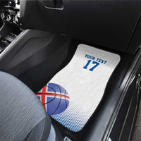 Iceland Basketball Custom Car Mats White Style