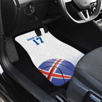 Iceland Basketball Custom Car Mats White Style