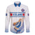 Iceland Basketball Custom Family Matching Long Sleeve Bodycon Dress and Hawaiian Shirt White Style