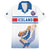 Iceland Basketball Custom Family Matching Off The Shoulder Long Sleeve Dress and Hawaiian Shirt White Style