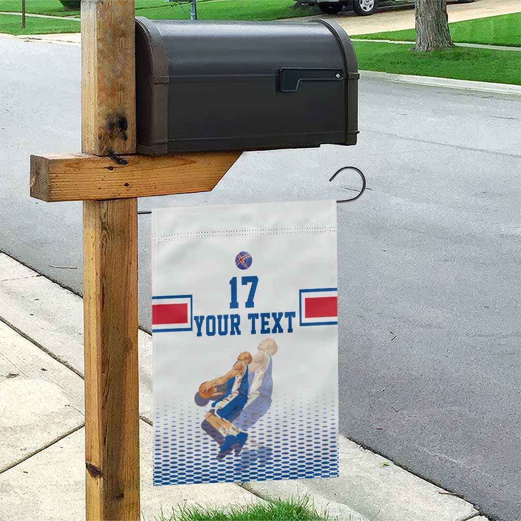 Iceland Basketball Custom Garden Flag White Style