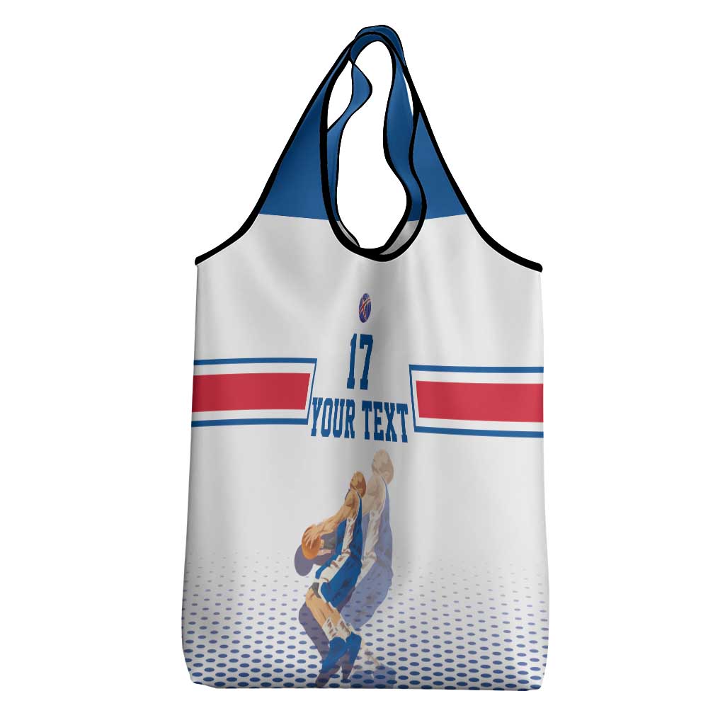 Iceland Basketball Custom Grocery Bag White Style