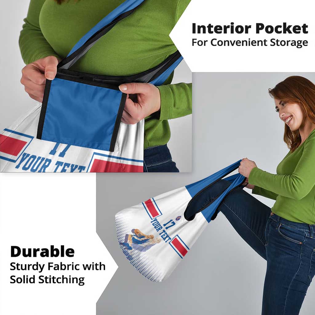 Iceland Basketball Custom Grocery Bag White Style