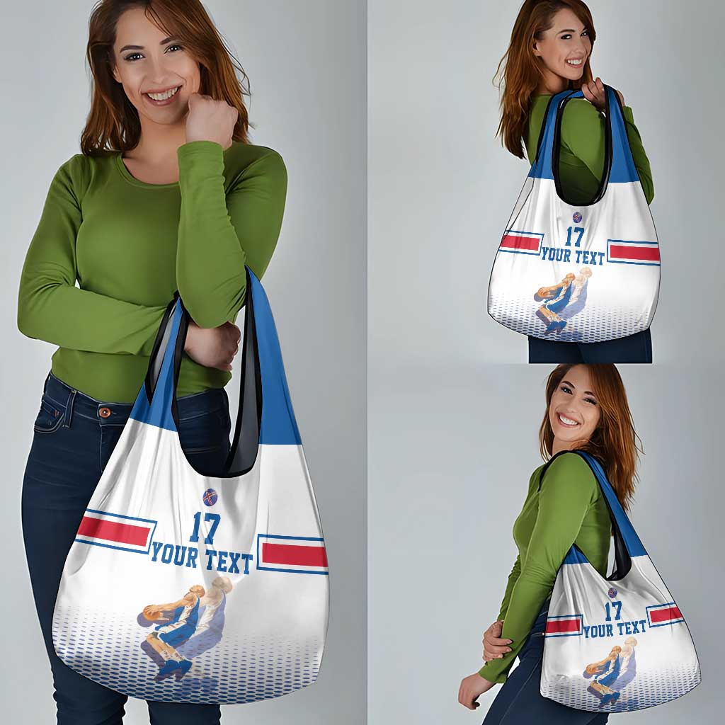 Iceland Basketball Custom Grocery Bag White Style