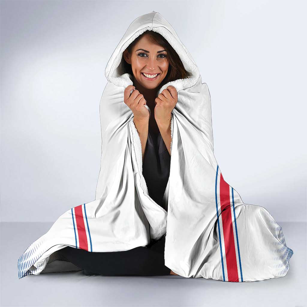Iceland Basketball Custom Hooded Blanket White Style