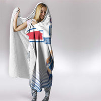 Iceland Basketball Custom Hooded Blanket White Style