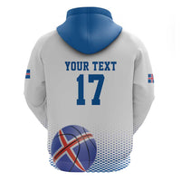 Iceland Basketball Custom Hoodie White Style