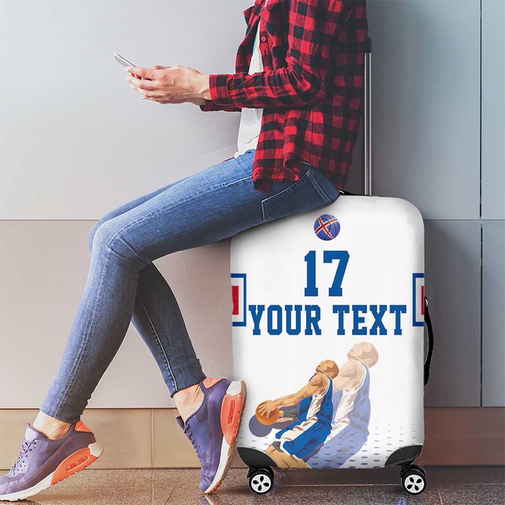 Iceland Basketball Custom Luggage Cover White Style