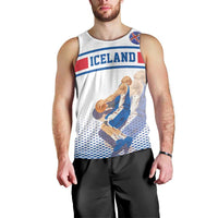 Iceland Basketball Custom Men Tank Top White Style