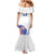 Iceland Basketball Custom Mermaid Dress White Style