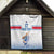Iceland Basketball Custom Quilt White Style