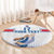 Iceland Basketball Custom Round Carpet White Style