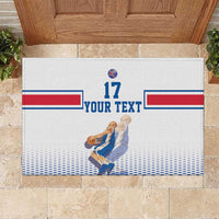 Iceland Basketball Custom Rubber Doormat White Style