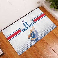 Iceland Basketball Custom Rubber Doormat White Style