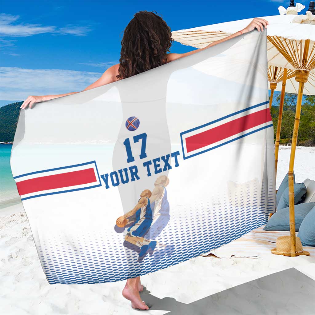 Iceland Basketball Custom Sarong White Style