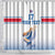 Iceland Basketball Custom Shower Curtain White Style
