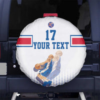 Iceland Basketball Custom Spare Tire Cover White Style