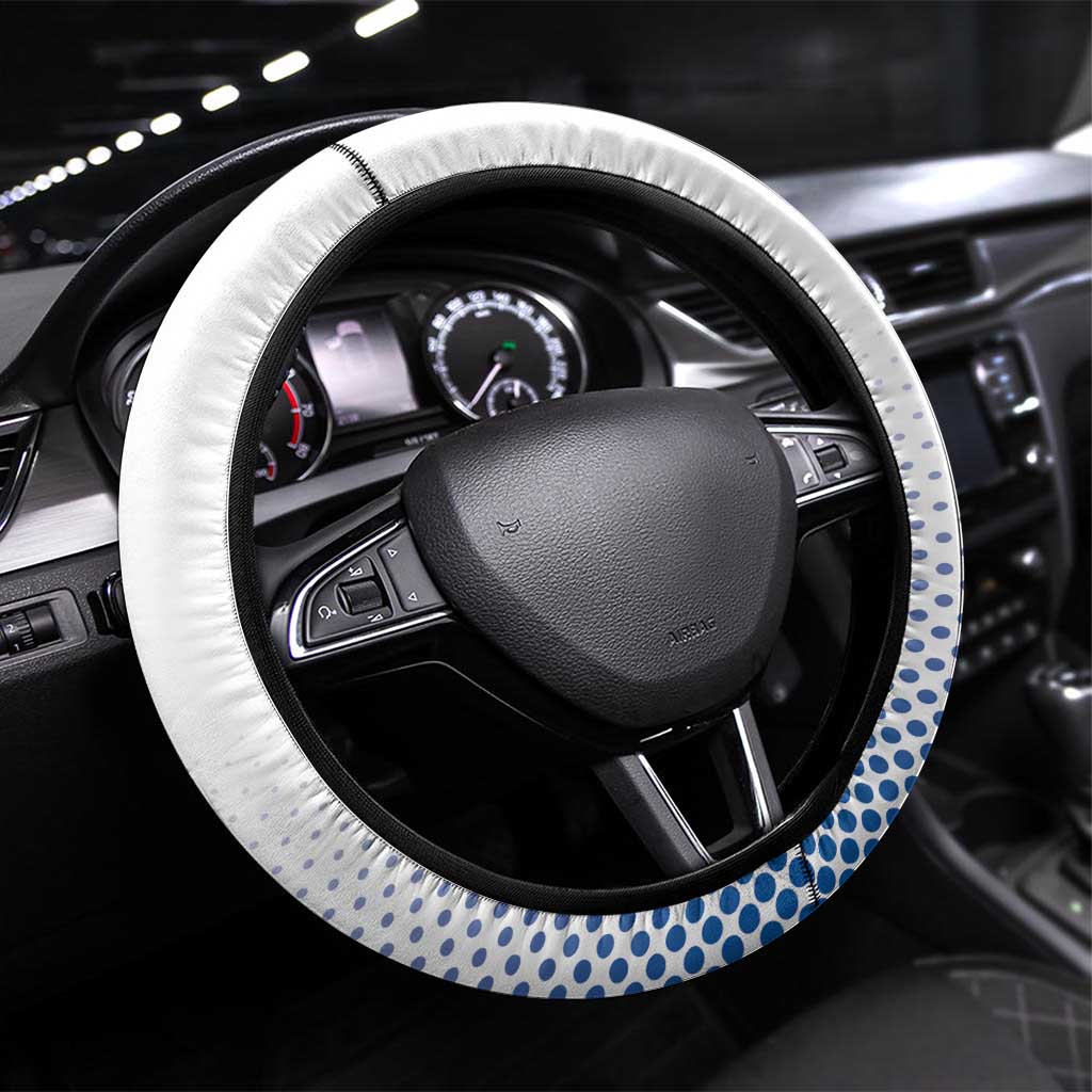 Iceland Basketball Steering Wheel Cover White Style