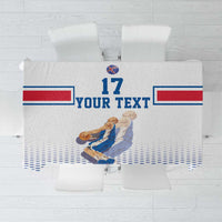 Iceland Basketball Custom Tablecloth White Style