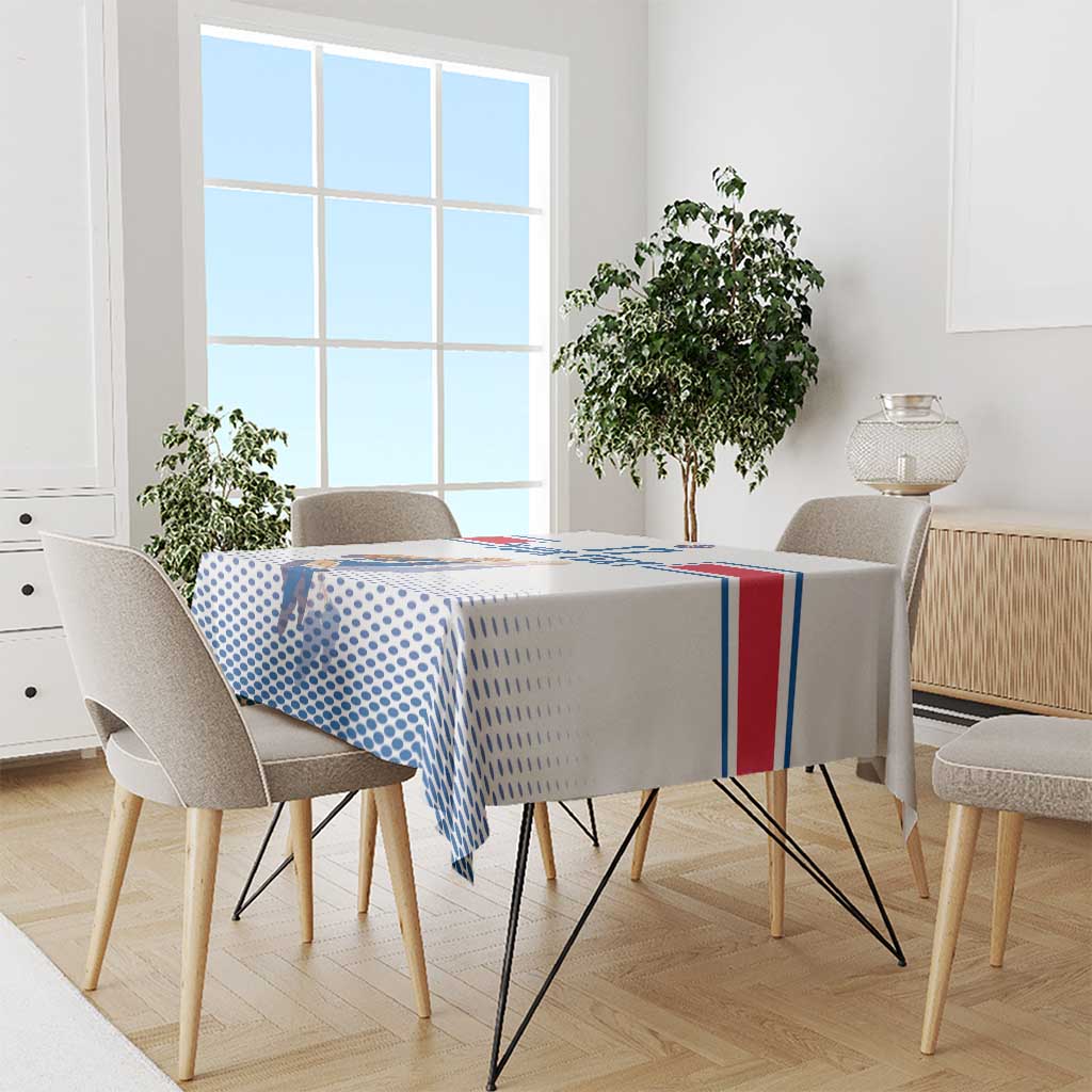 Iceland Basketball Custom Tablecloth White Style